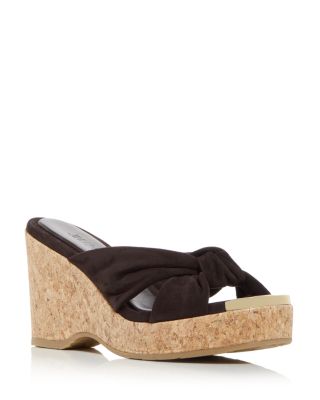Jimmy Choo - Women's Avenue 110 Platform Wedge Slide Sandals