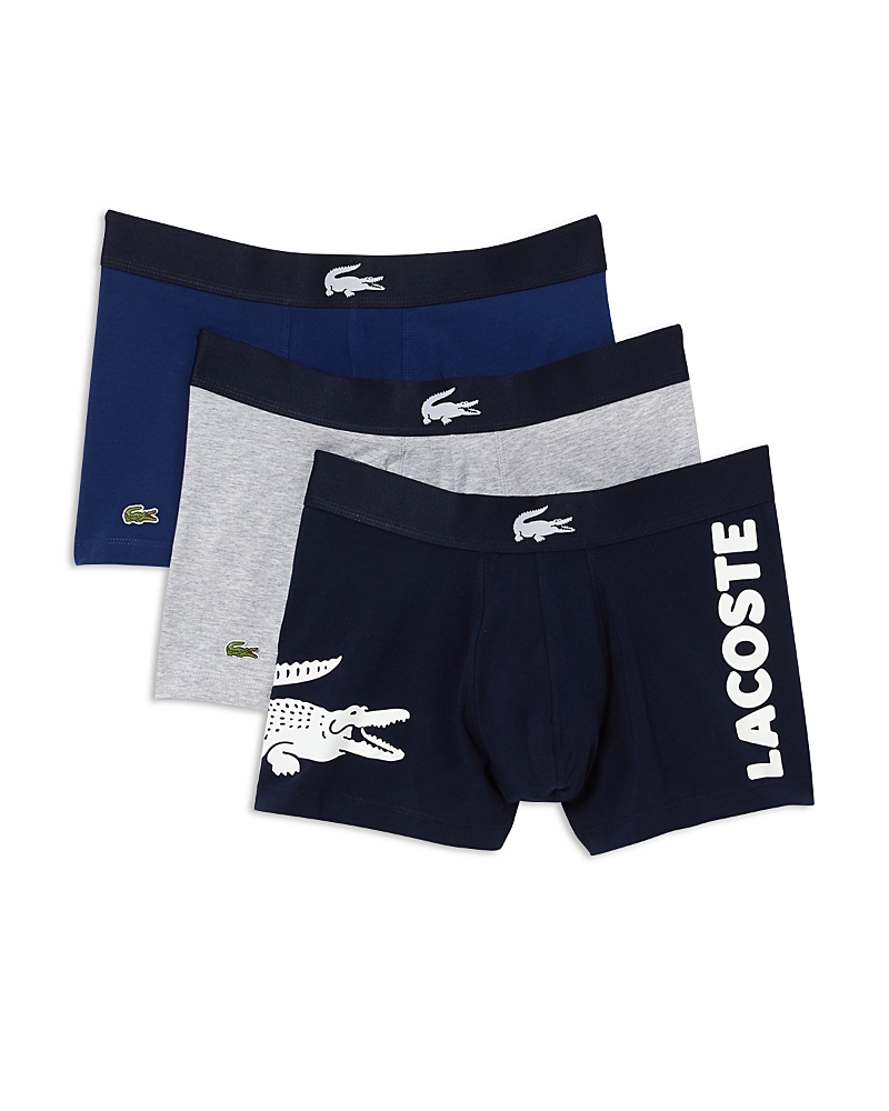 Lacoste Cotton Stretch Trunks, Pack of 3