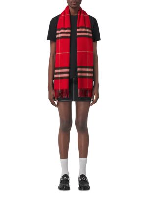 Classic Check Cashmere Scarf