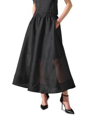 KARL LAGERFELD Paris Women's Sport Skirt - Black, Size 6, Zipper Closure