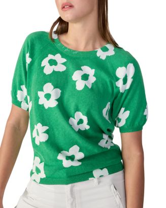SANCTUARY Womens Floral Cap Sleeve V Neck Romper