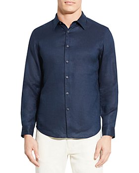 Theory - Irving Regular Fit Linen Shirt