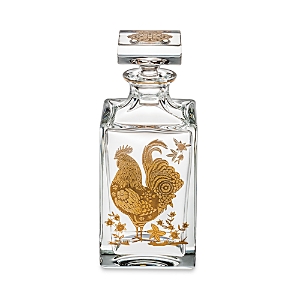 Shop Vista Alegre Golden Whisky Decanter With Gold Rooster