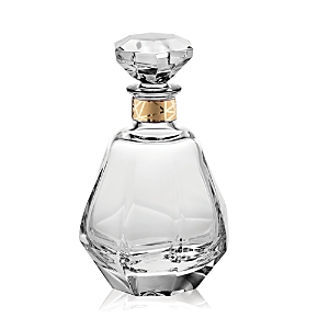 Vista Alegre Gemstone Whiskey Decanter With Gold Details In Gold