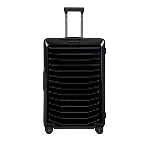 Porsche Design Bric's  Roadster Expandable Hardside Spinner Suitcase, 30 In Shiny Black