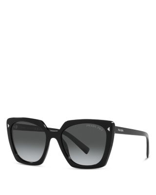 Prada Polarized Low Bridge Fit Square Sunglasses, 55mm Prada - PR 10ZSF (Low Bridge Fit) Sunglasses | Specs Collective main image 2