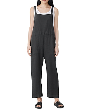 Eileen Fisher Cropped Ankle-lenght Jumpsuit In Graphite