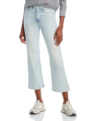 RE/DONE 70s High Rise Crop Bootcut Jeans in Vapor Wave