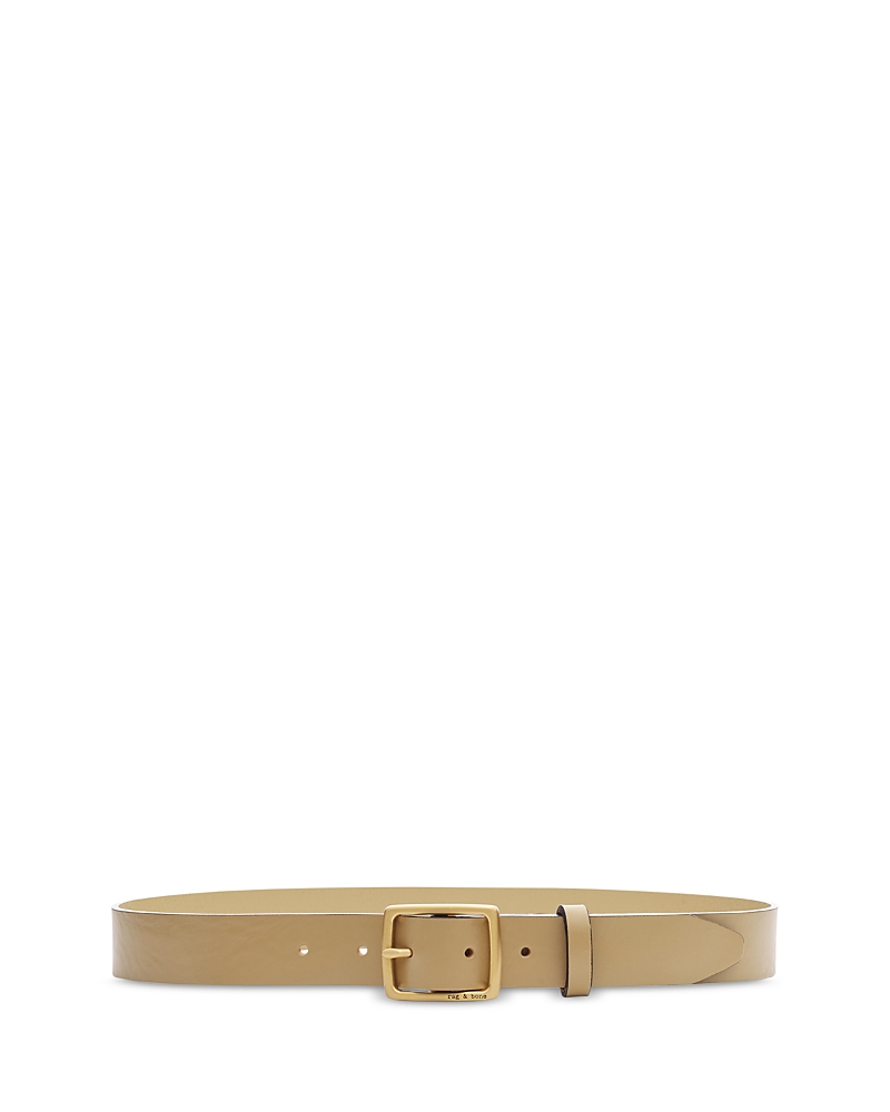 Rag & Bone Boyfriend Leather Belt In Tan