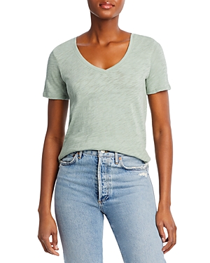 Atm Anthony Thomas Melillo Men Slub Crew Tee In Sage In Surf Green