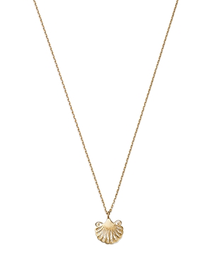 Bloomingdale's Shell Pendant Necklace in 14K Yellow Gold, 18 - 100% Exclusive
