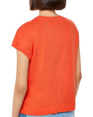 Ember Linen Mix Pocket Tee