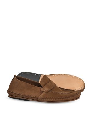 Henderson Baracco Opanka leather penny loafers 41 Brown leather loafer with tassels and leather bottom  main image 4
