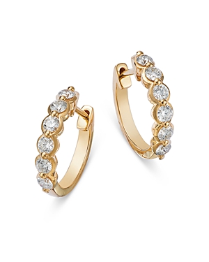 Bloomingdale's Diamond Huggie Hoop Earrings in 14K Yellow Gold, 0.50 ct. t.w. - 100% Exclusive