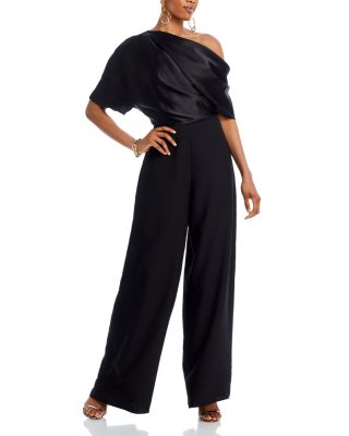 Off The Shoulder Wide Leg Jumpsuit