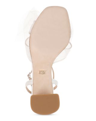 Women's Tess Tulle Bow Block Heel Sandals