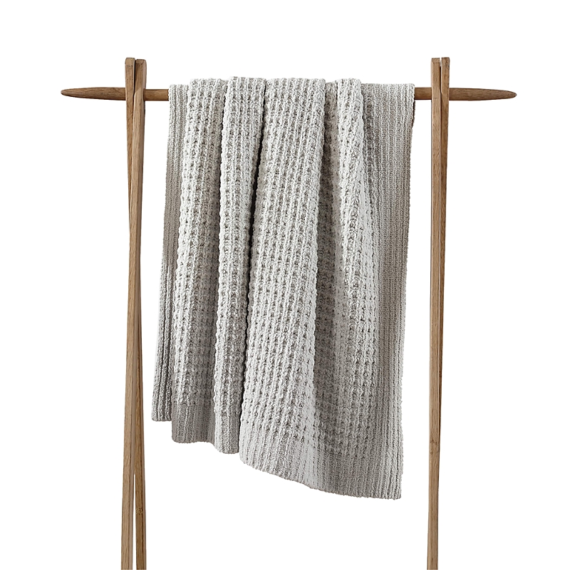 Sunday Citizen Waffle Snug Throw In Cloud Grey
