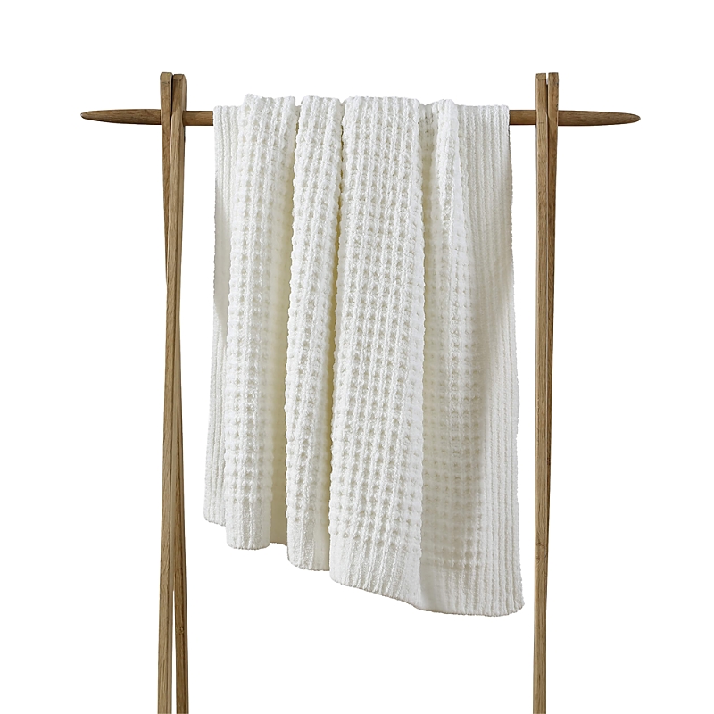 Sunday Citizen Waffle Snug Throw In Cloud Grey