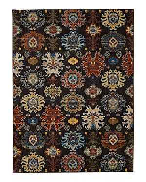 Karastan Pandora Passion 5'3" X 7'10" Area Rug In Charcoal