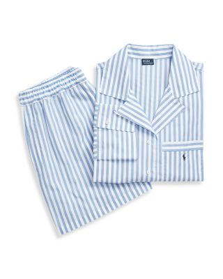 Cropped Shirt & Boxer Sleep Set