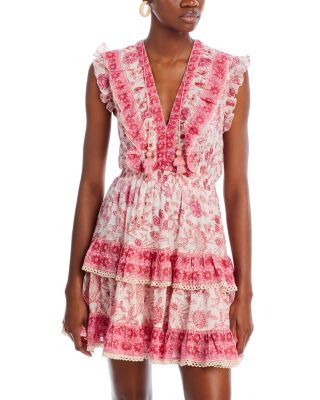 white mini dress sleeveless Annabel Sleeveless V Neck Mini Dress in White By DISSH