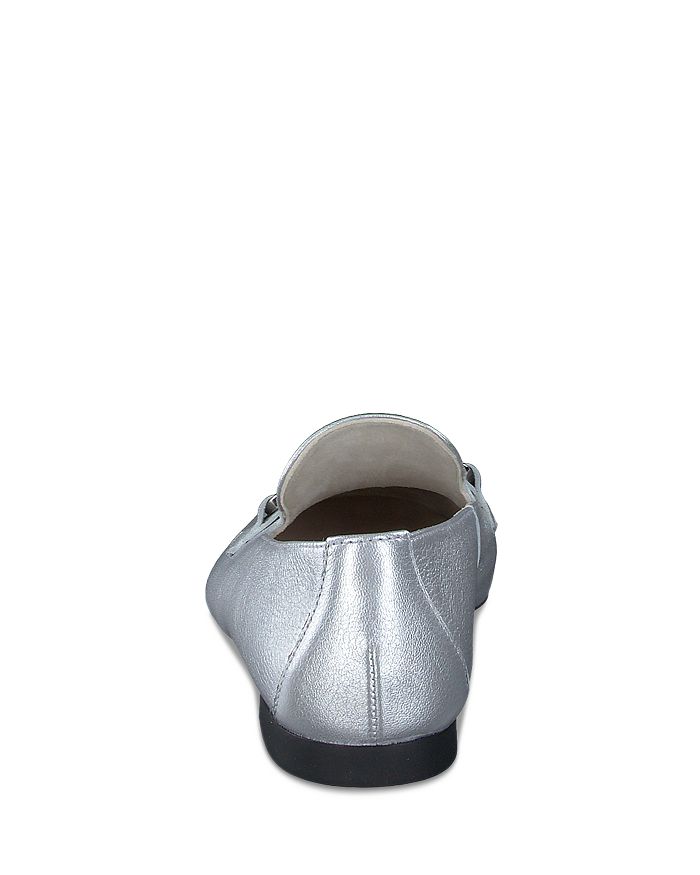 Shop Paul Green Women's Daphne Apron Toe Loafers In Platino Metallic Nappa