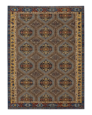 Karastan Pandora Vainglory 5'3" X 7'10" Area Rug In Taupe/brown