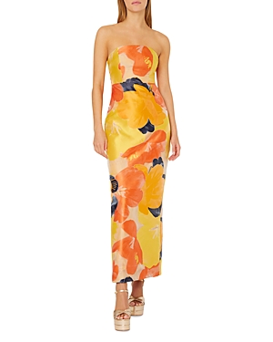 milly orion strapless maxi dress