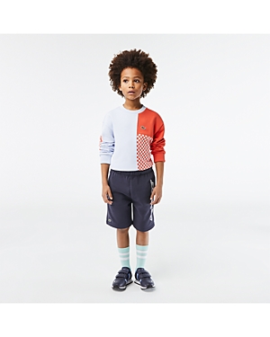 Lacoste Boys' Organic Cotton Contrast Logo Shorts - Little Kid