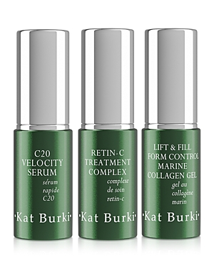 Kat Burki Reverse & Correct Travel Set ($270 Value) In Green