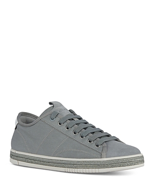 Shop Geox Men's Pieve Lace Up Sneakers In Light Pastel Gray