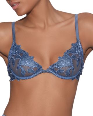 Lily Embroidered Plunge Demi Bra