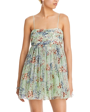 Likely Charlie Dress In Nude/mint Multi
