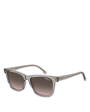 Carrera Rectangle Sunglasses, 54mm In Gray/brown Gradient