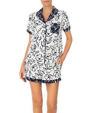 Kate Spade Print Short Pajamas In Joyful Floral
