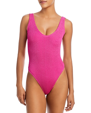 Bondeye Bond-eye The Mara One Piece Swimsuit In Fuchsia Shimmer