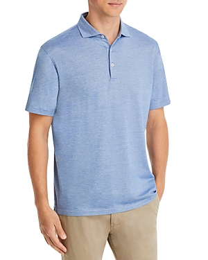 Peter Millar Excursionist Short Sleeve Polo Shirt In Nordic Blue