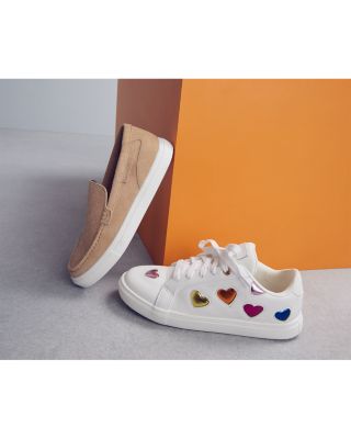 【中古】 Smalltown Girl グッド・シューズ Kurt Geiger Mini Lane Love Sneaker - Baby - Denim / Bone
