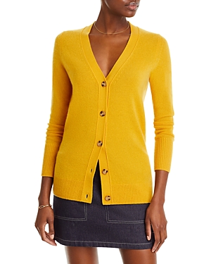 C By Bloomingdale's Cashmere Cashmere Grandfather Cardigan - 100% Exclusive In Sunshine