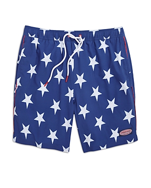 Vineyard Vines Chappy Swim Trunks In A739 Star