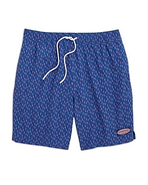 Vineyard Vines Chappy Swim Trunks In A879 Firecracker