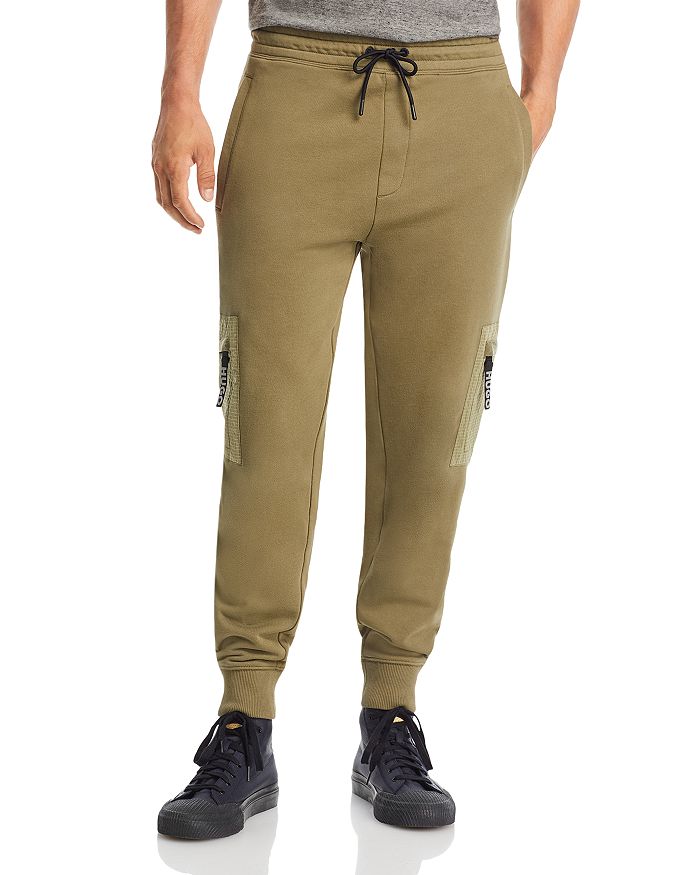 HUGO Duerica_Ncsa Cotton Regular Fit Cargo Sweatpants | Bloomingdale's