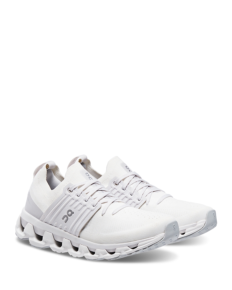On Cloudswift 3 Running Shoe In White/frost
