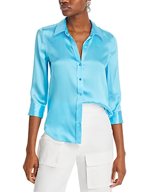 L'agence Dani Blouse In Aqua