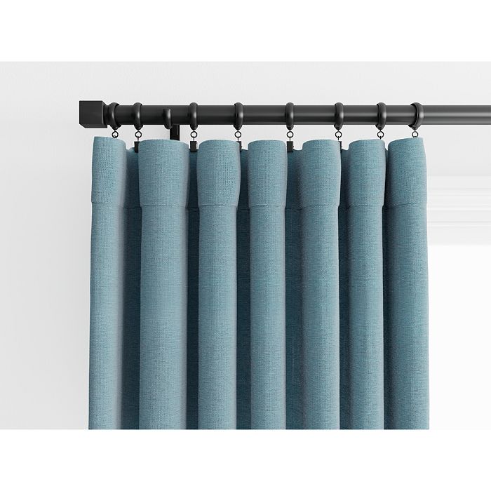 Shop Sunbrella Durant Light Filtering 3-in-1 Single Curtain Panel, 50 X 96 In Turquoise