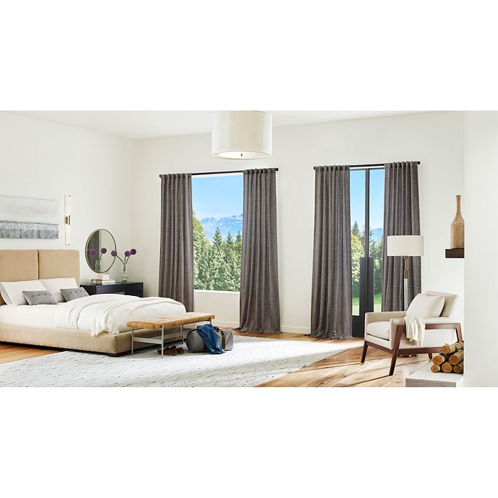Sunbrella Lucena Light Filtering 3-in-1 Single Curtain Panel, 50 X 96 In Mushroom