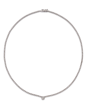 Bloomingdale's Diamond Solitaire Tennis Necklace In 14k White Gold, 2.30 Ct. T.w. - 100% Exclusive