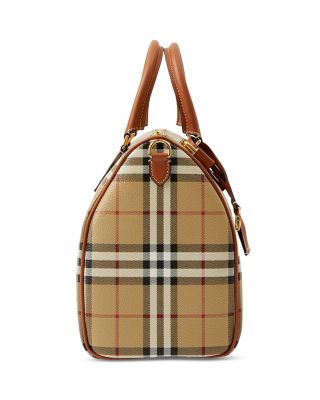 Check Medium Bowling Bag