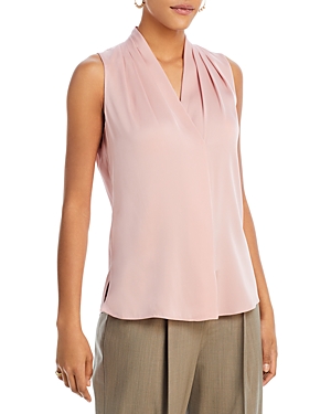 Kobi Halperin Mila Silk-stretch Sleeveless Top In Chateau Rose