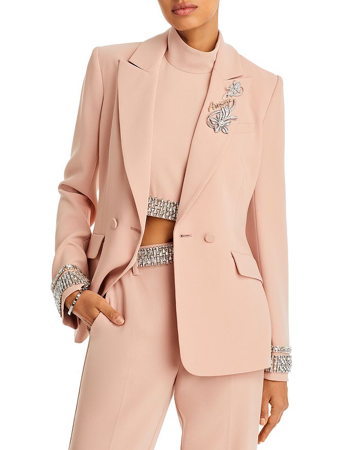 Cinq à Sept Stacked Jewelry Embellished Blazer | Bloomingdale's